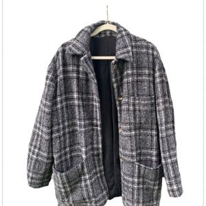 Luciano Barbera angora coat size 42